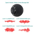 2021 new rechargeable 4 speed level yoga vibration massage ball